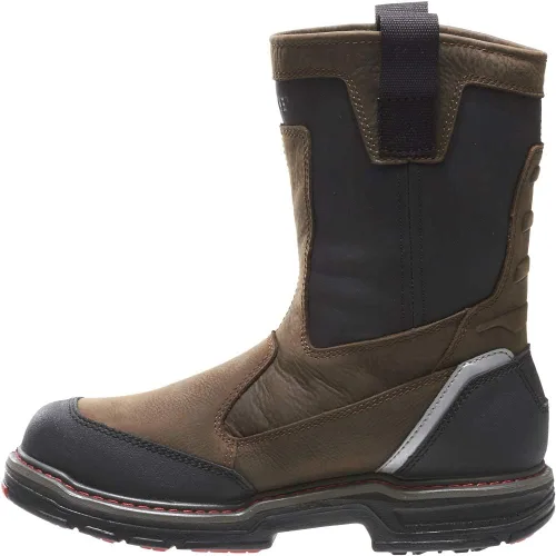 Vista 6 de Wolverine Overman Nano Toe - Botas de trabajo impermeables para hombre de 10 pulgadas
