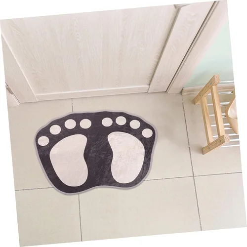 Vista 9 de PRETYZOOM Tapete absorbente para pies, tapete de baño, decoración del hogar, dormitorio, tapete antideslizante para el suelo, alfombra de baño