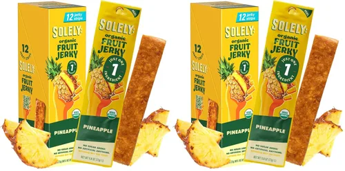 Vista 28 de Solely - Charqui de frutas orgánicas Un ingrediente Vegano Sin OGM Sin gluten Sin agregado de azúcar