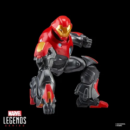 Vista 11 de Serie Marvel Legends Ultimate Iron Man, Figura de acción coleccionable de 6 pulgadas inspirada en cómics con accesorio de cómic a