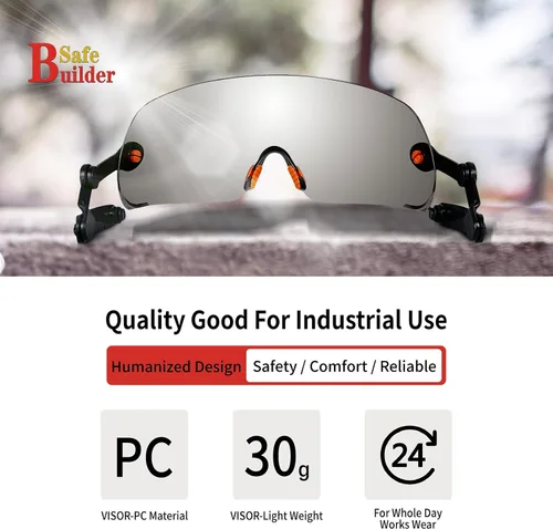 Vista 3 de SAFEBUILDER Safety Visor Hard Hat Accessories for CR06& CR08