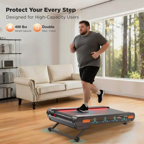 Vista 11 de Vitalwalk Walking Pad with Incline 20%/12% Auto Treadmills for Home Small