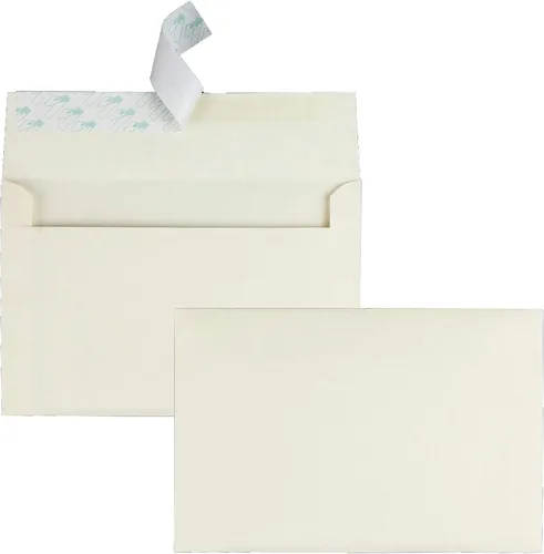 Vista 9 de Quality Park Sobres de correo A9, paquete de 100, sobres blancos autosellados para invitaciones, anuncios, fotos y tarjetas de felicitación de mitad