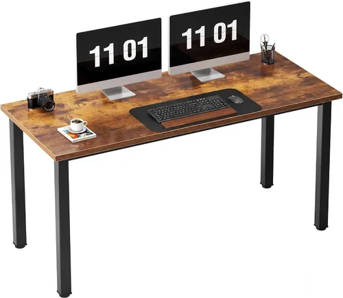 Vista 38 de Need Escritorio pequeño para computadora, mesa de escritura resistente de 31.5 pulgadas, estrecho, negro