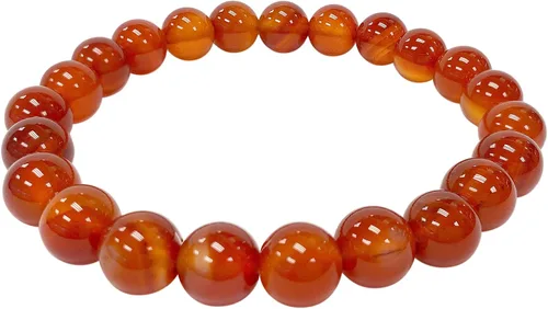 Vista 16 de Gem Avenue Handmade Round Bead Stretch Bracelet Unisex Natural Stone Beaded Jewelry for Men & Women, Elastic Wristband for Daily Wear