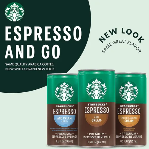 Vista 6 de Starbucks - Café espresso con crema listo para beber, latas de 6.5 onzas (paquete de 12) (el empaque puede variar)