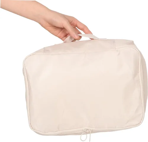 Vista 8 de NOLITOY Juego de 7 cubos de equipaje de viaje para equipaje de capacidad, bolsas organizadoras para ropa, zapatos, artículos de tocador, bolsas