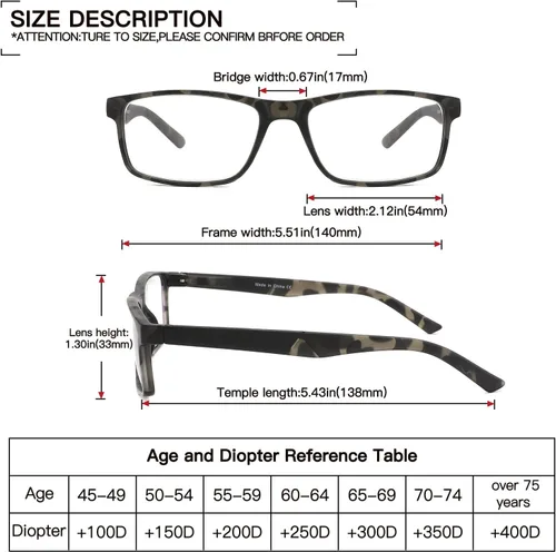 Vista 3 de Lentes de lectura con bloqueo de luz azul para mujeres y hombres, bisagra de resorte para computadora