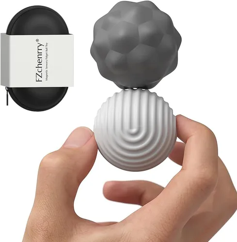 Vista 12 de Bolas magnéticas de juguete fidget, juguete sensorial de silicona para aliviar el estrés para adultos, adolescentes con autismo, ansiedad, TDAH