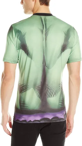 Vista 2 de Marvel Comics The Incredible Hulk Performance - Camiseta deportiva de compresión, Multicolorido