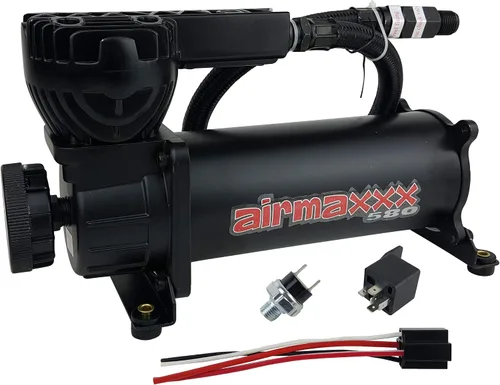 Vista 7 de Kit de compresor de aire negro 580 - Interruptor de 120/150 PSI, manguera líder y relé