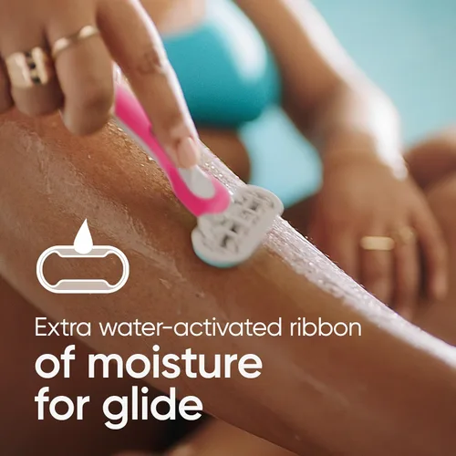 Vista 7 de Gillette Venus Maquinillas de afeitar desechables verdes extra suaves para mujer, 2