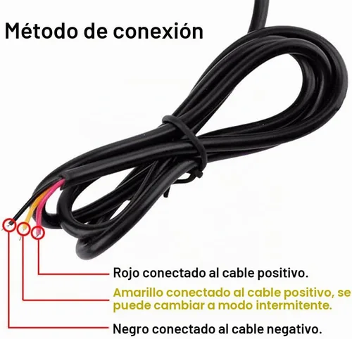 Vista 5 de CYDZSW 4 luces estroboscópicas intermitentes para camiones, 12 LED de 12 a 24 V, barra de luz de construcción para vehículos, kit de luces LED ámbar