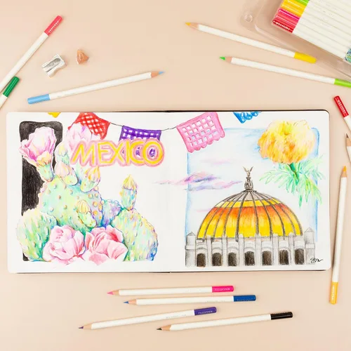 Vista 4 de TOMBOW 51528 Irojiten Juego para colorear, colores vibrantes.