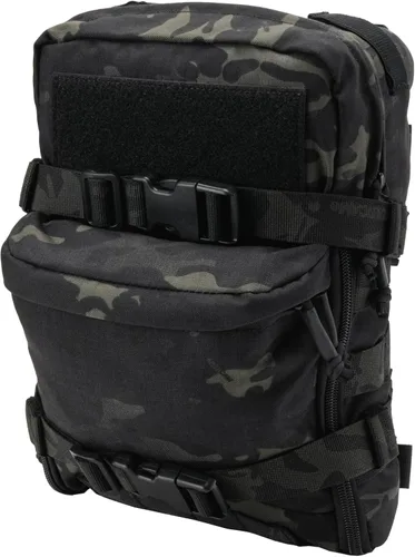 Vista 10 de IDOGEAR Mochila táctica de hidratación MOLLE bolsa de vejiga de agua, mini mochila YKK cremallera senderismo camping entrenamiento al aire libre