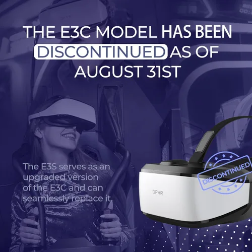 Vista 18 de DPVR E3 Series PC Tethered VR Headset (E3-C Hardband)