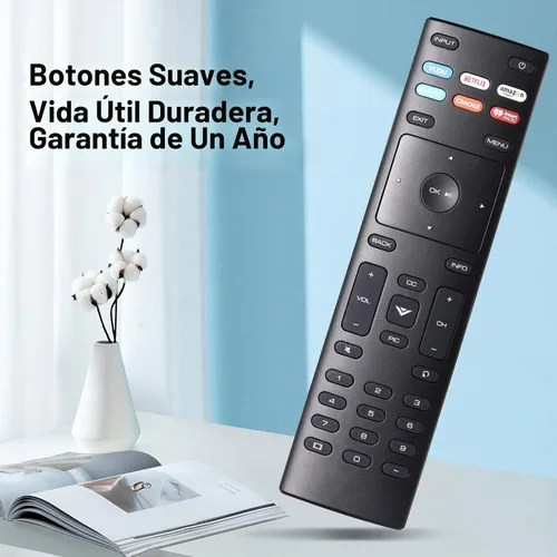 Vista 2 de Control remoto universal para todos los televisores VIZIO Smart TV, incluye LCD LED HD 4K UHD HDR TV