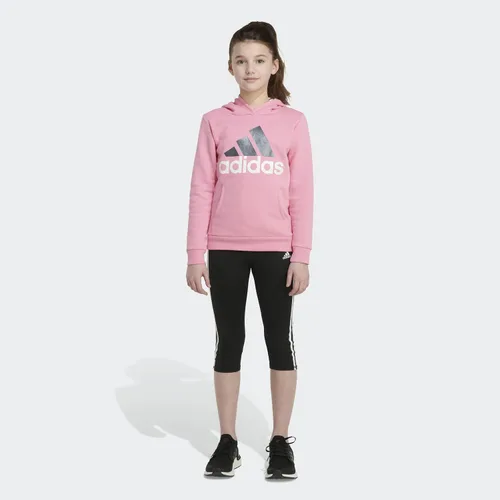 Vista 3 de adidas Girls' Gradient Fleece Pullover Hoodie