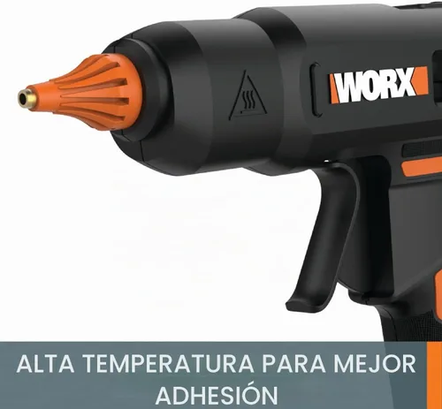 Vista 4 de Worx 20V Power Share Pistola de pegamento caliente de tamaño completo WX045L.9- (sólo herramienta)