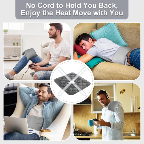 Vista 7 de SuzziPad Almohadilla térmica para microondas para reducir las molestias, funda lavable, 7 x 12 pulgadas, almohadillas térmicas multiusos aptas