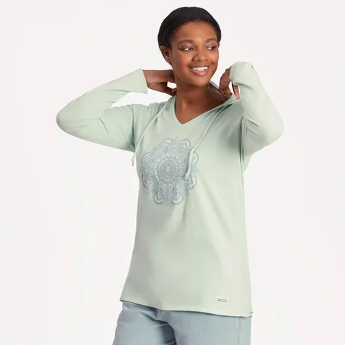 Vista 2 de Life is Good womens Hooded Tee,hoodie