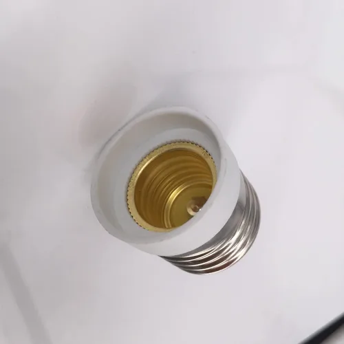 Vista 6 de 8 portalámparas E27 a E17 convertidor de adaptador - E26 a base de bombilla E17 - Compatible con bombillas LED/CFL, resistente al calor