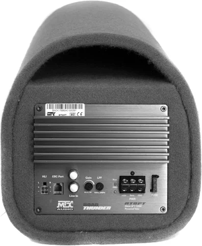 Vista 4 de MTX Audio RT8PT 8 Pulgadas 240 W Caja de Subwoofer Ventilada Cargada de Alta Rendimiento con Amplificación Universal para Coche, Conectividad RCA