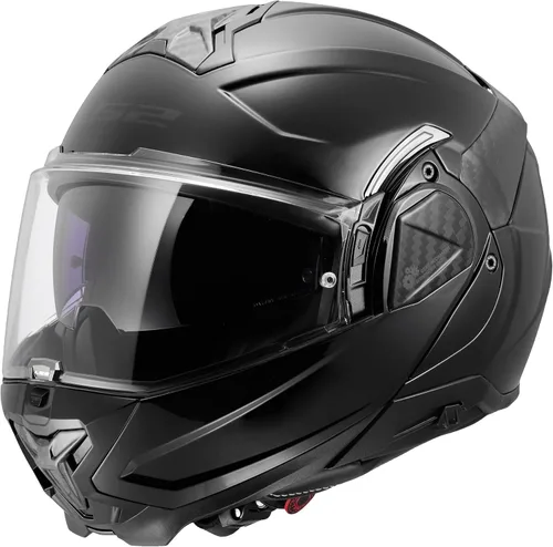 Vista 15 de Cascos LS2 Advant II - Casco modular para motocicleta con protector solar (Gris hormigón mate - Talla L)