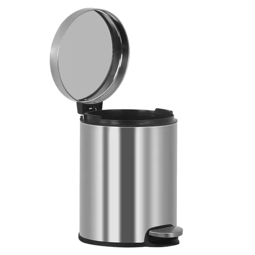 Vista 15 de Cubo de Basura con Pedal de Acero Inoxidable de 13 Galones Cubo de Basura de Metal con Tapa Cubos de Basura Grandes para Cocina, Baño, Baño, Oficina