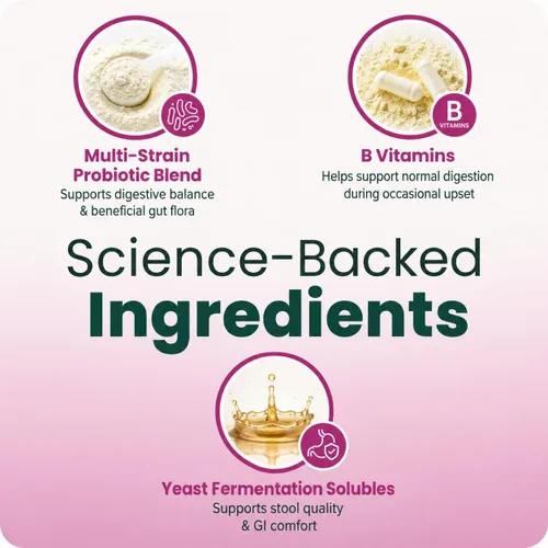 Vista 5 de VetriScience Pasta de ayuda para la diarrea de acción rápida con probióticos y vitaminas B, suplemento de apoyo digestivo de equilibrio rápido