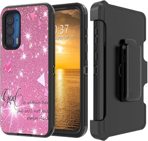 Vista 148 de Funda para Moto G Stylus 5G 2023 con funda de clip para cinturón y soporte, resistente de doble capa, resistente a prueba de golpes, para Motorola