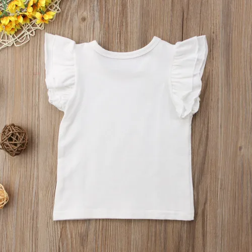 Vista 4 de Mubineo - Camiseta de manga corta para bebé, algodón, diseño liso