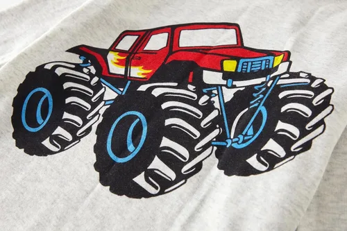 Vista 4 de Conjunto de pijama de planeta para niños, 100% algodón, 2 piezas, ropa de dormir de manga larga, conjuntos de ropa de dormir para niños, camisas