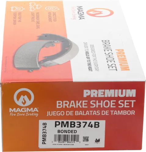 Vista 5 de MAGMA Fire Born Braking Premium PMB374B Zapatas de freno consolidadas, traseras