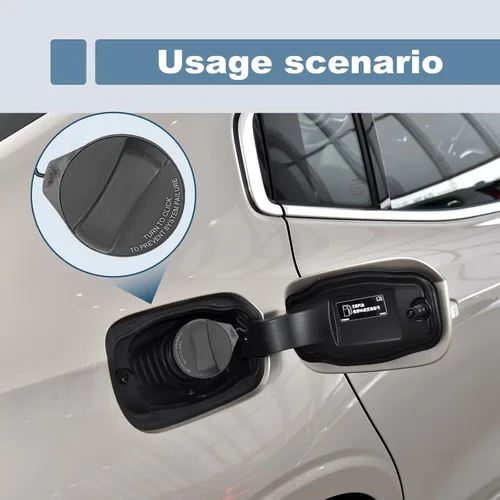 Vista 5 de Tapa del depósito de combustible, tapa de llenado de gasolina compatible con Volvo XC60 XC70 XC90 S60 S80 V60 V60 Cross Country V70 Vehículos
