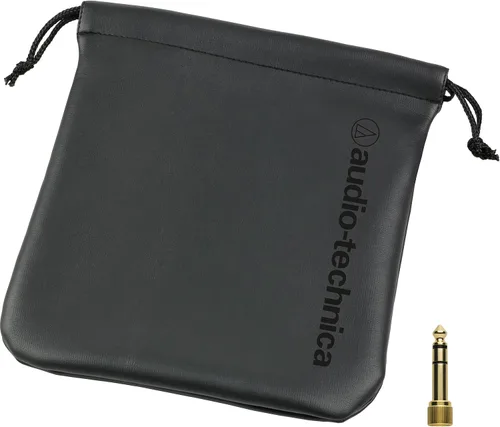 Vista 6 de Audio-Technica ATH-M50x - Auriculares profesionales para monitor de estudio, paquete negro con funda de auriculares de cuerpo duro