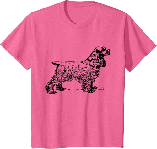 Vista 17 de Cocker Spaniel - Camiseta para perro Cocker Spaniel, gris, S Asfalto