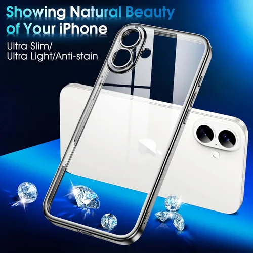 Vista 295 de Supdeal Funda cristalina transparente para iPhone 11, [No se amarillea] [Protección de la cámara] [Probado contra caídas de grado militar] Funda