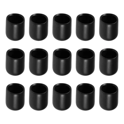 Vista 14 de Tapa protectora de rosca de tornillo, tapas de goma [para tornillo, perno] - 1/2" ID/negro/50pcs