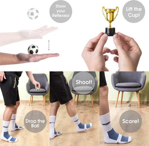 Vista 12 de Juego de mesa de campeones de fútbol – Juegos de mesa familiares para adolescentes a partir de 14 años y adultos – Juego de mesa de estrategia