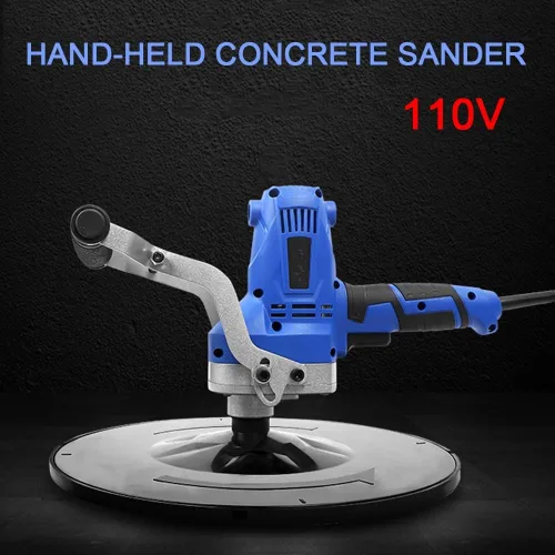 Vista 3 de Pulido eléctrico de la pared del cemento de la paleta del mortero de 850W,Limpiaparabrisas Ø410mm,Lijadora de mortero de hormigón 50-100rpm,Máquina