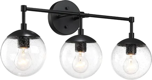 Vista 50 de Design House 519892 Kimball Industrial Farmhouse Luz de Pared Interior de 1 Luz con Pantalla de Metal para Pasillo, Baño, Cocina, Vestíbulo, Pintura