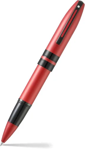 Vista 12 de Sheaffer Icon Chrome con aplicaciones PVD negro brillante - Med Nib Cromado