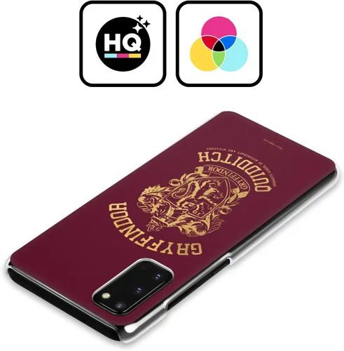 Vista 2 de Head Case Designs Funda rígida con licencia oficial de Harry Potter Gryffindor Quidditch Deathly Hallows X compatible con Samsung Galaxy S20 FE / 5G