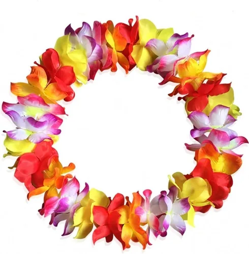 Vista 6 de CISMARK Falda elástica hawaiana, bailarina de Hula.