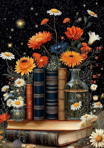 Vista 14 de Kits de pintura de arte de diamante de pájaros RYMILIE para adultos, pinturas de lunares de diamante para principiantes, pintura redonda 5D