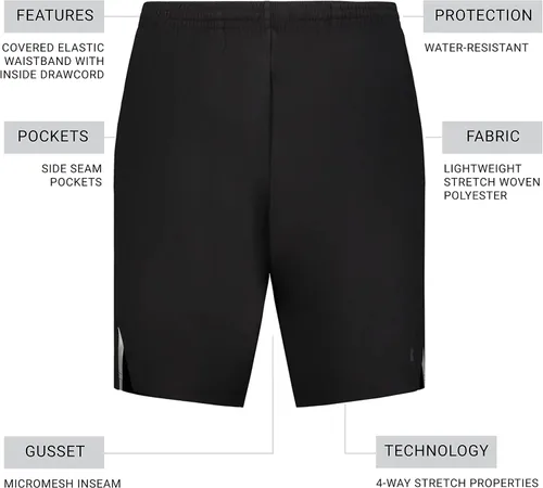 Vista 5 de Russell Athletic Pantalones cortos tejidos elásticos Legend para hombre