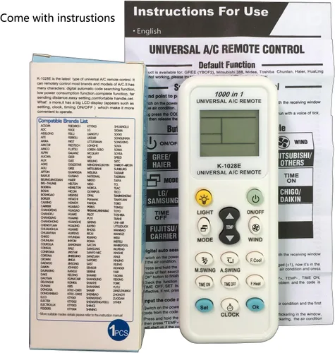 Vista 2 de Control remoto universal de CA compatible con aire acondicionado
