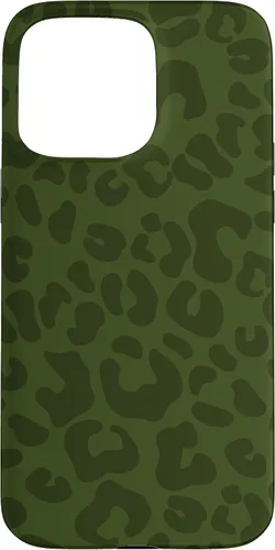Vista 31 de Olive Military Green Cheetah Leopard Print Animal Skin Case for iPhone 17
