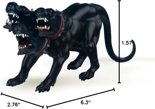 Vista 9 de Papo - Figura realista de Cerberus - A partir de 3 años - Colección Fantasía y Medieval - Juego creativo de criatura legendaria - Juguete de idea